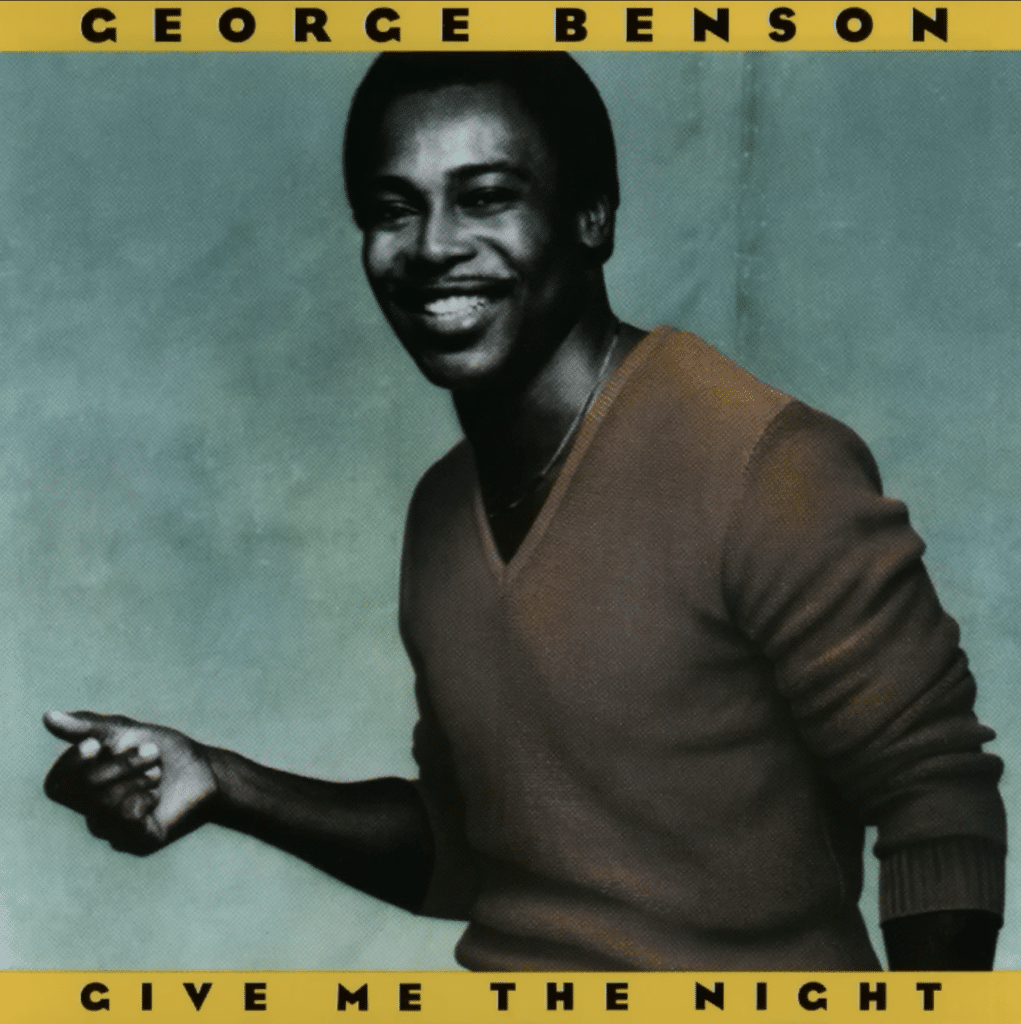 "Give Me The Night" album cover.